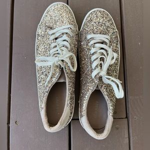 Gold Glitter Old Navy Tennis Shoes